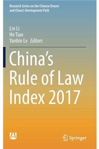 China's Rule of Law Index 2017
