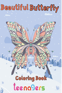 Beautiful Butterfly Coloring Book Teenagers