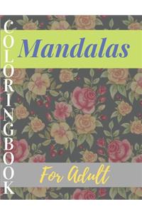 Mandala Coloring Book For Adult