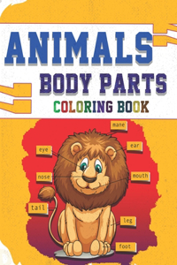 Animals Body Parts Coloring Book