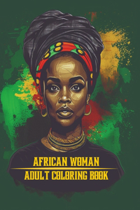African Women Adult Coloring Book