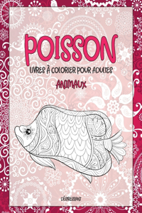 Livres à colorier pour adultes - Déstressant - Animaux - Poisson