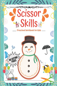 Scissor Skills Preschool Workbook for Kids