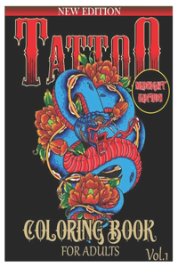 Tattoo Coloring Book for Adults