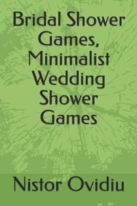 Bridal Shower Games, Minimalist Wedding Shower Games