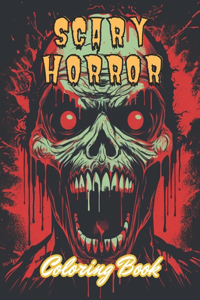 Scary Horror Coloring Book for Adult