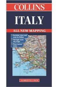 Road Map Italy (Collins European Road Maps)