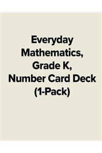 Everyday Mathematics, Grade K, Number Card Deck (1-Pack)