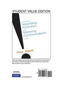 Integrated Advertising, Promotion, and Marketing Communications