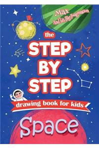 Step by Step drawing book for kids - Space