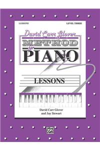 David Carr Glover Method for Piano Lessons Level 3