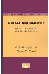 Blake Bibliography