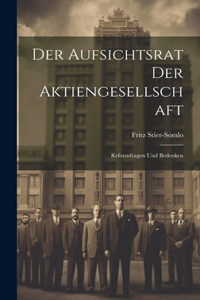 Aufsichtsrat Der Aktiengesellschaft