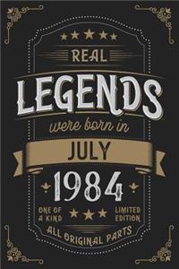 Real Legends were born in July 1984
