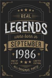 Real Legends were born in September 1986
