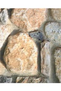 School Composition Book Stone Wall Fireplace Masonry