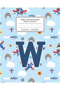 Primary Composition Notebook Grades K-2 Story Journal W