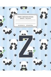 Primary Composition Notebook Grades K-2 Story Journal Z