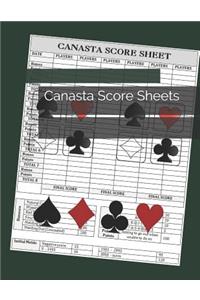Canasta Score Sheets