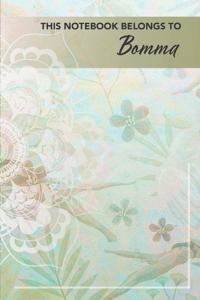 This Notebook Belongs To Bomma