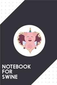 Notebook for Swine