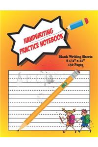 Handwriting Practice Notebook