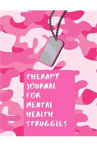 Therapy Journal For Mental Health Struggles