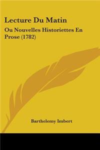 Lecture Du Matin