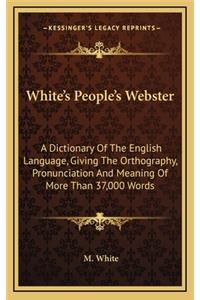 White's People's Webster