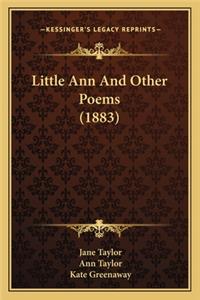 Little Ann And Other Poems (1883)