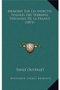 Memoire Sur Les Insectes Fossiles Des Terrains Tertiaires De La France (1871)