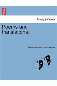 Poems and Translations.