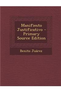 Manifiesto Justificativo