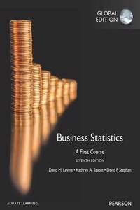 Business Statistics: A First Course OLP with eText, Global Edition