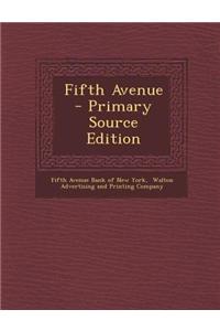 Fifth Avenue - Primary Source Edition