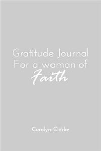 Gratitude Journal for a woman of faith