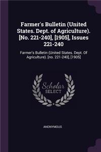 Farmer's Bulletin (United States. Dept. of Agriculture). [no. 221-240], [1905], Issues 221-240