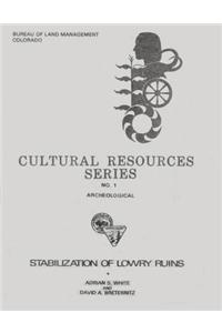 Stabilization of the Lowry Ruins