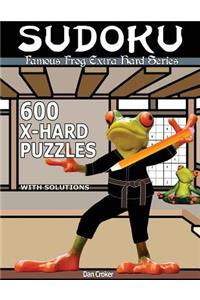 Famous Frog Sudoku 600 Extra Hard Puzzles With Solutions