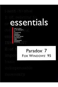 Paradox 7 for Windows 95 Essentials