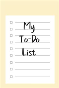 My To Do List