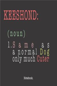 Keeshond (noun) 1. Same As A Normal Dog Only Much Cuter