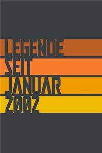 Legende seit Januar 2002