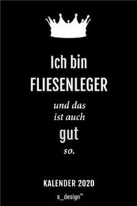 Kalender 2020 für Fliesenleger