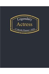 Legendary Actress, 12 Month Planner 2020