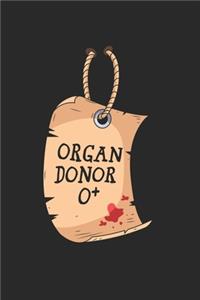 Organ Donor Notebook - Recipient Journal Planner