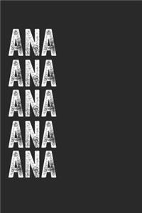 Name ANA Journal Customized Gift For ANA A beautiful personalized