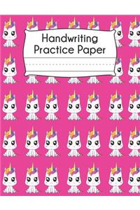 Handwriting Practice Paper