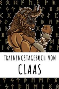 Trainingstagebuch von Claas