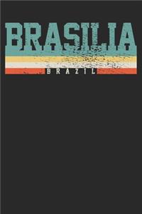 Notebook: Brasilia Brazil Dot Grid 6x9 120 Pages